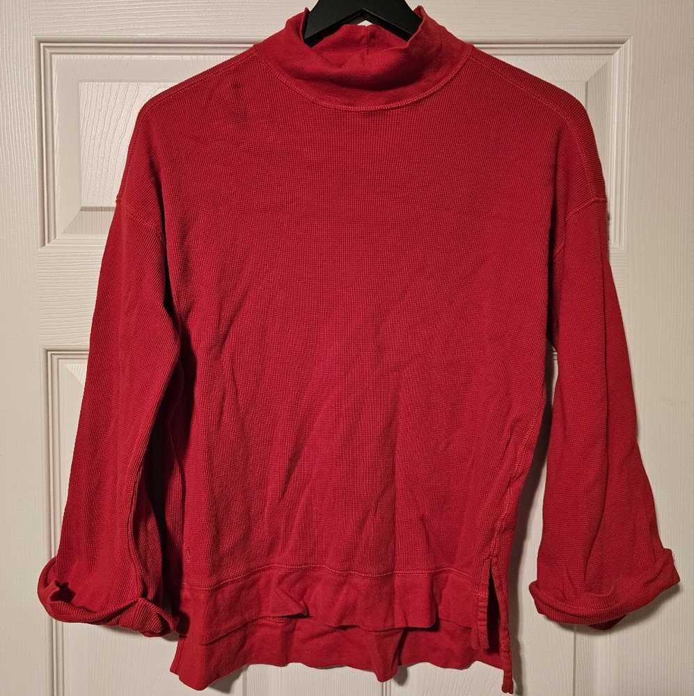 Lauren by Ralph Lauren Red Long Sleeve Top
